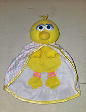 Playskool Big Bird Blankie Security Lovey Plush Sesame Street RARE 1991 VTG