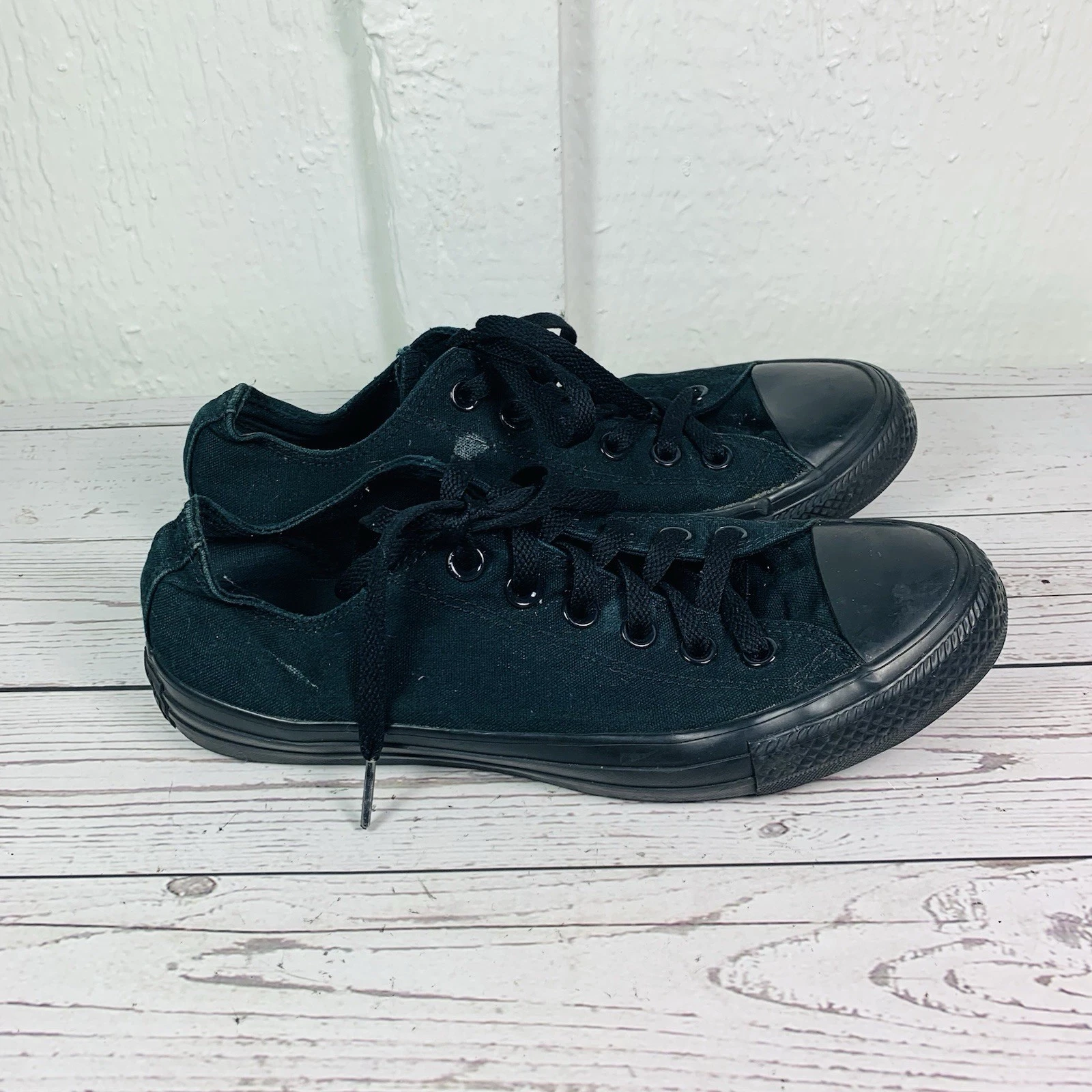 Sneakers basse Converse CTAS nere in tela atletica retrò donna 8 skateboard