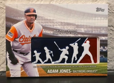 2018 Topps - Players Weekend Patch Adam Jones #PWP-AJO