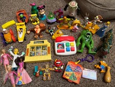 Vintage Lot of 30 McDonalds and Other Toys 1990s, some 2000  s read description
