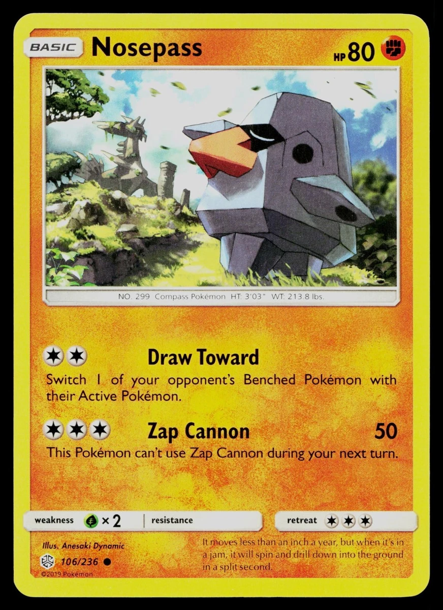 Nosepass Pokémon TCG Cards for sale
