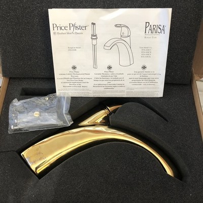 Polished Brass PRICE PFISTER Roman Tub Single Handle PARISA Faucet RT6-AM Scar