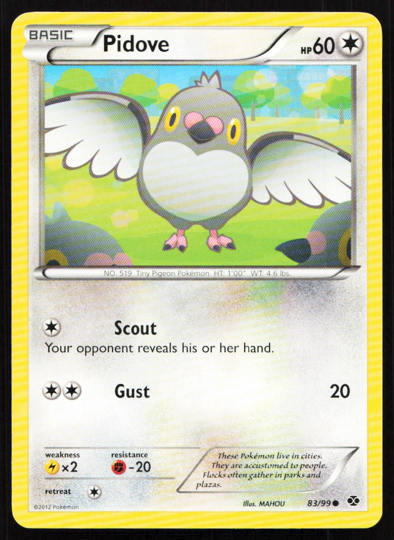 Pidove 83/99 Common Next Destinies Near Mint