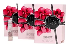 Viktor&rolf Ruby Orchid Eau De Parfum Flowerbomb Spray Vial .04 oz Lot of 3 edp