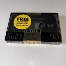 Maxell XLI-S 90 Cassette Tape Made In Japan New Sealed 135m/440ft