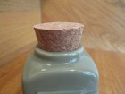 Longaberger Sage Spice Jar Square green with cork nib *shipping included!* — photo 6