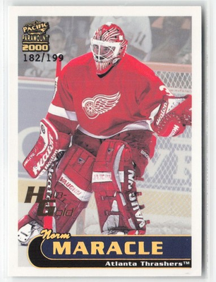 #ad 1999 00 Pacific Paramount Norm Maracle #13 Holo Gold 199 $2.00