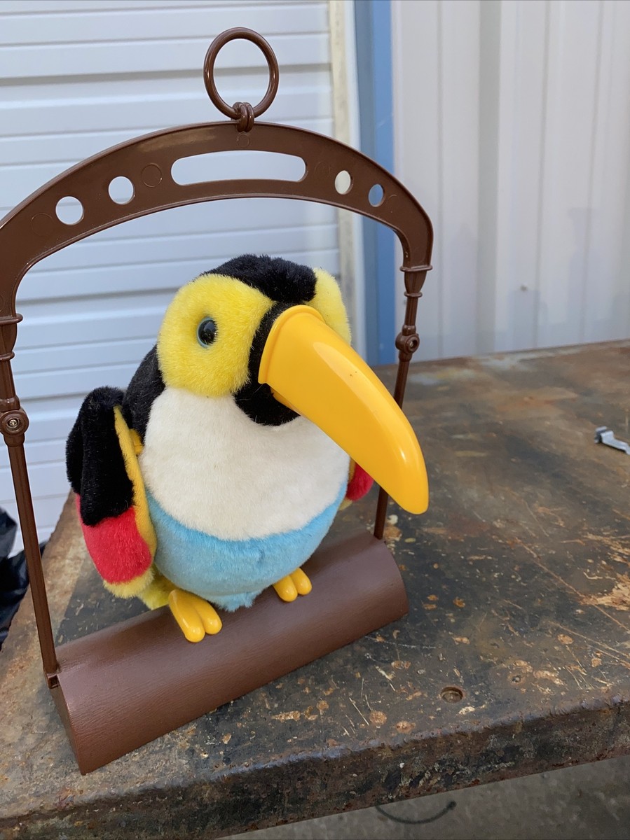 Chain Fong Talking Parrot Macaw Electronic Repeating Works Great!! - Main Image