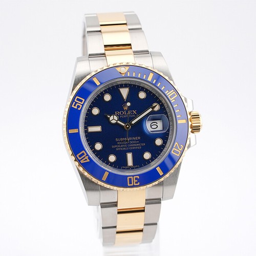 ROLEX Submariner Date 116613LB Blue Sunburst Box/Paper - Picture 15 of 24