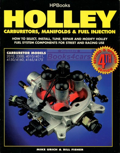 Holley Carburadores Libro HP Cómo A Manual Reparar Servicio Ajuste Fisher |