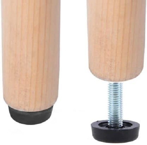 Edelstahl verstellbare Füße 1/2" lange Schraube Möbel 8 mm x 1,25 8er Pack - Bild 4 von 5