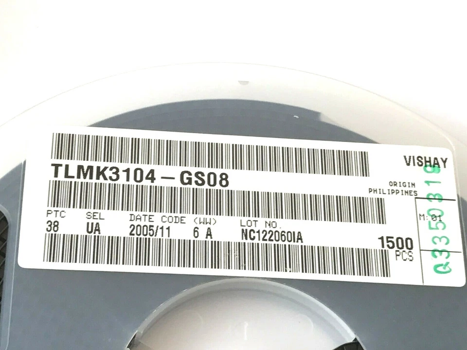 LED super Rot, PLCC2, 628nm, 120°, 10mA, 2,3V, TLMK3104-GS08, VISHAY, 50 Stück - Bild 4 von 4