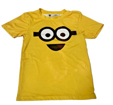 Despicable Me Minion Made T-Shirt, Universal Studios, Yellow, Youth Size 10 EUC