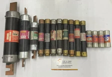 Various Fuses Lot of (15)  Multiple Brands & Sizes 