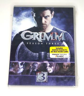 Grimm - Season 3 (DVD, 2013) Brand New & Sealed