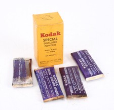 KODAK AUSTRALASIA SPECIAL DEVELOPER POWDERS, BOXED, 4 PACKETS, AS-IS/cks/212549