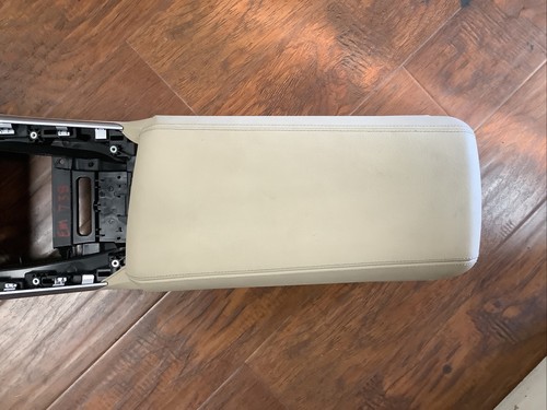2020 BMW 330i G20 OEM Canberra Beige Tan Leather Center Console Arm Rest Assy - Picture 3 of 12