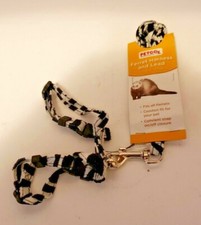PETCO FERRET SMALL ANIMAL ZEBRA HARNESS  LEAD LEASH--NEW