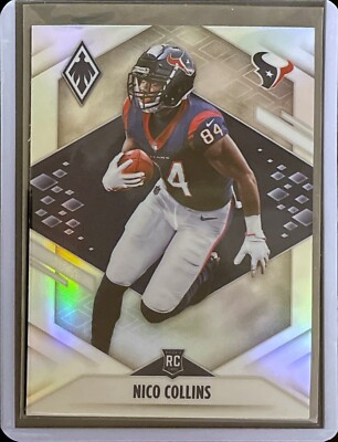 Nico Collins - 2021 Panini Phoenix Football - Rookie - Silver Prizm #127