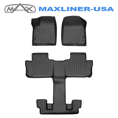 SMARTLINER Custom Fit Floor Mats 3 Row OEM 2020-2025 Cadillac XT6 (Bucket Seats)