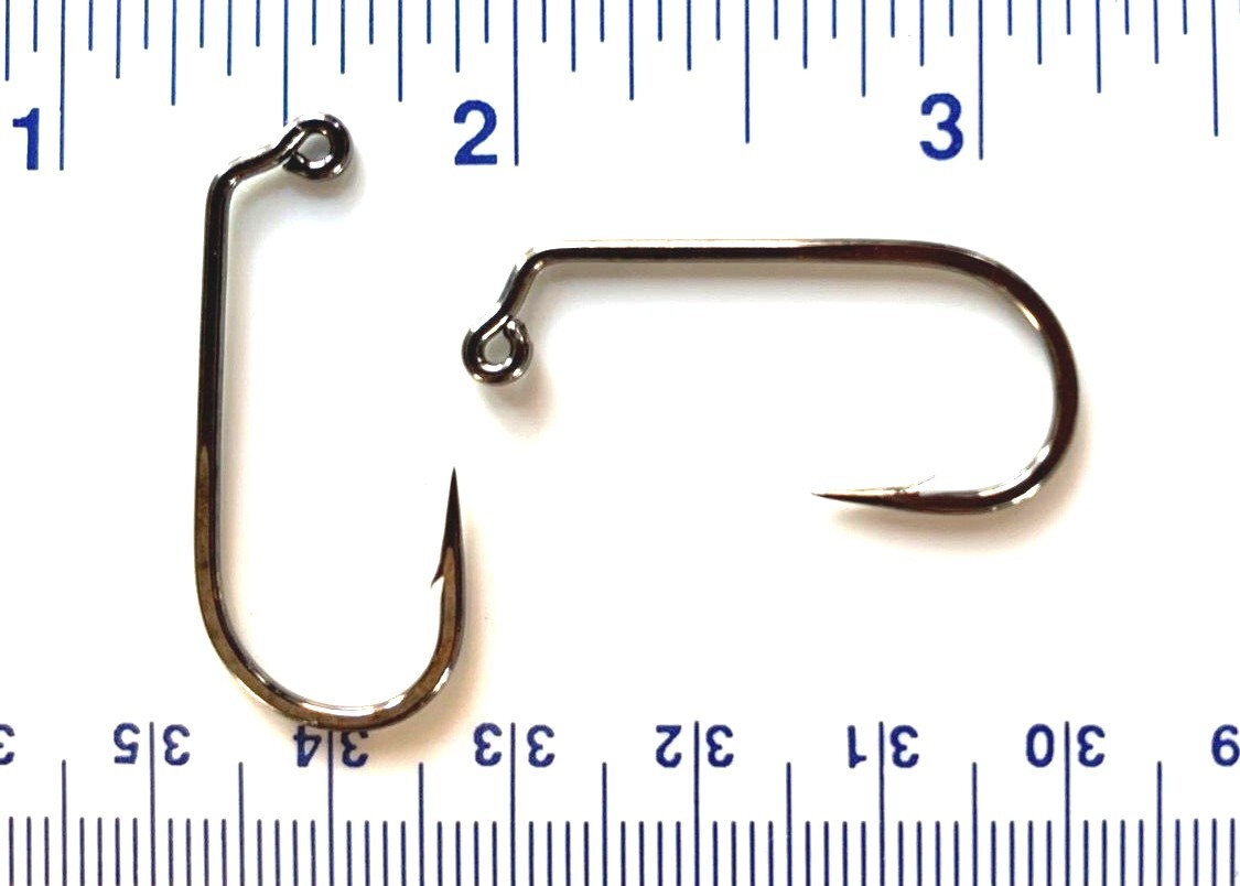 100 Or 1000 Super Strong GT Black Nickel 2X SSW Cutting Point Octopus Hooks - Many Sizes - UK