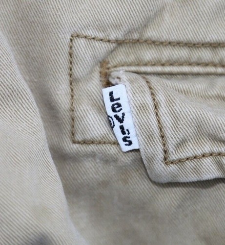 Pantalones de carga Levi's 12462 2013 con especificaciones beige 100 % algodón talla 36x30 (MSR 36x27) - Imagen 11 de 11
