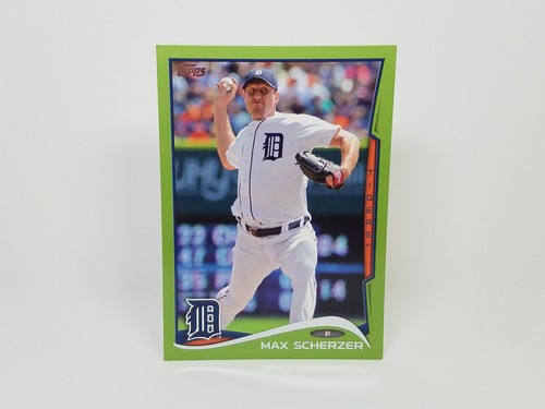 2014 Topps #297 Max Scherzer, Detroit Tigers - Green Parallel Insert, SP