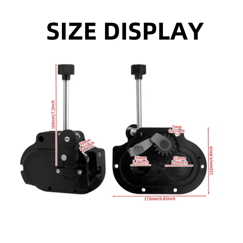 Caja de cambios embrague marcha atrás negra para Harley Touring Road Street Glide 2008-2013 Foto 3 de 4