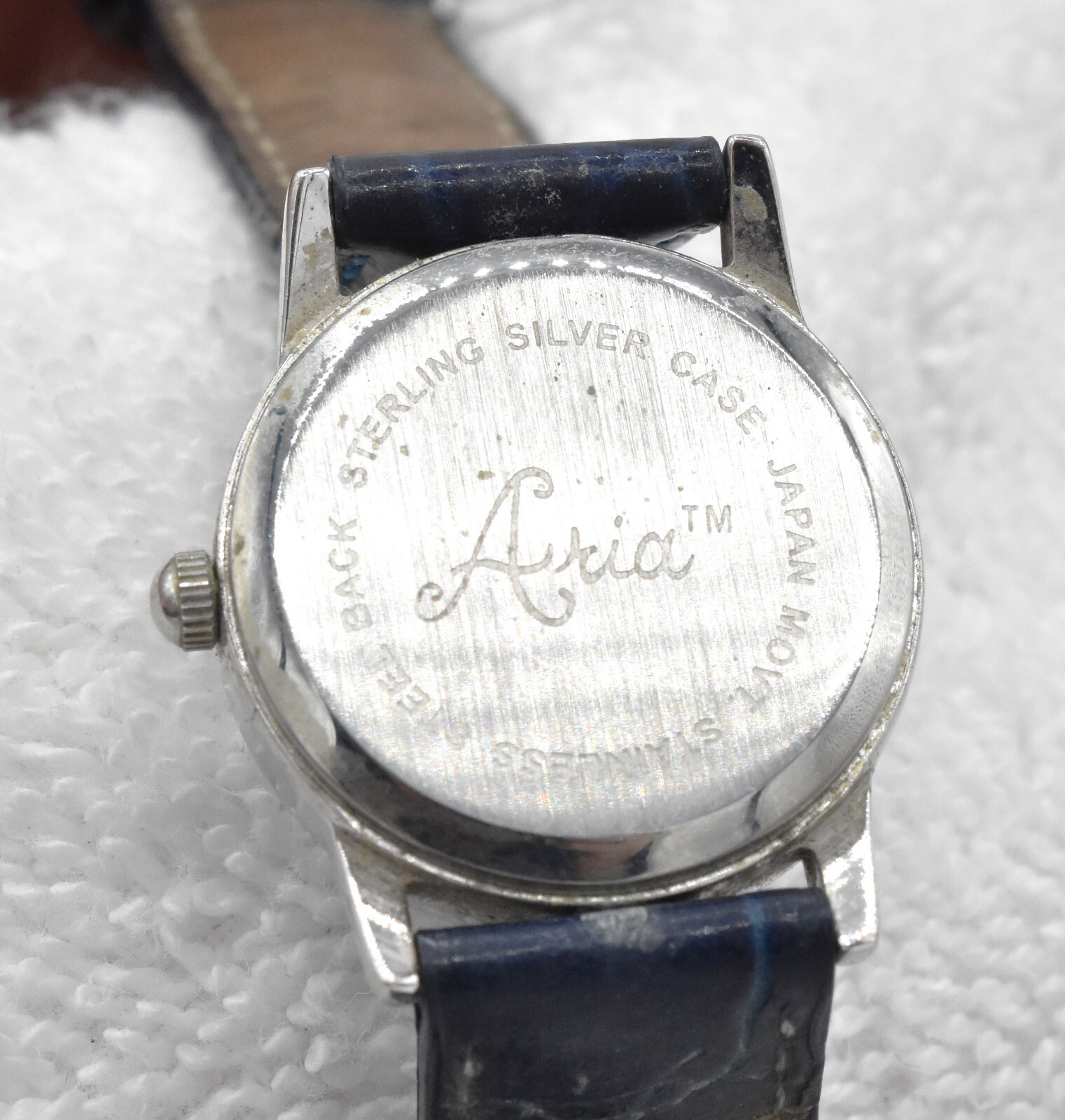 Woman’s Solid Sterling Silver Quartz Watch Lapis … - image 3