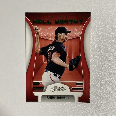 2022 Panini Absolute Randy Johnson GREEN PARALLEL Hall Worthy #HW-14