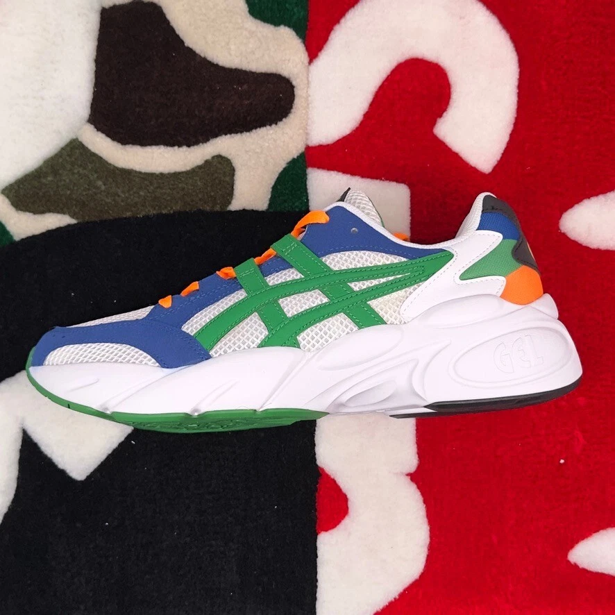 Taglia 9 5 ASICS Gel BND Bianco Verde *LEGGERMENTE INDOSSATO*