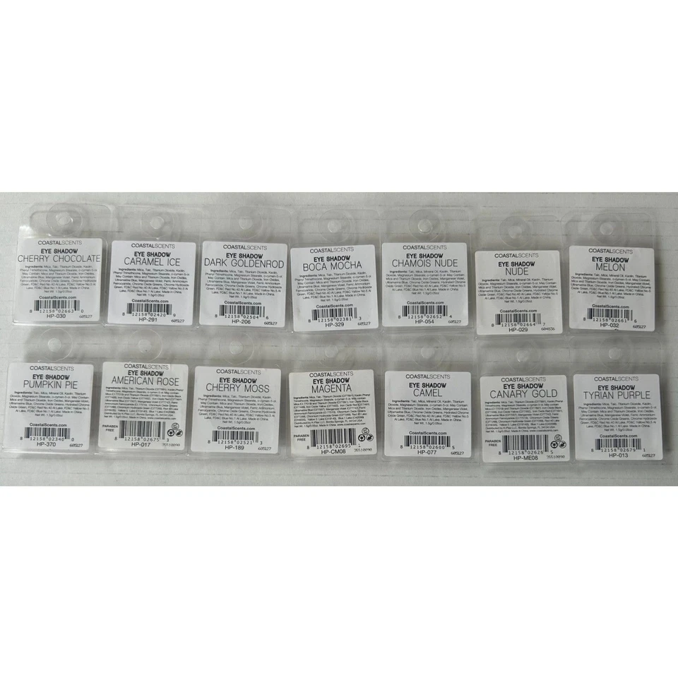 New Coastal Scents Hot Pots 14 Palette Eye Shadow Colors Refills  - Image 2 of 2