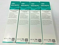 4 Pack  DuPont MOLYKOTE 4 Electrical Insulating Compound 150g/5.3oz  EXP 05/26