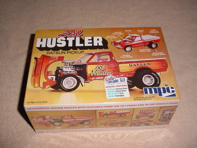 New MPC 1: Scale Datsun Pickup Lil' Hustler Model Kit # NISB
