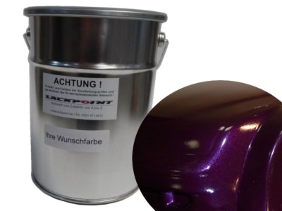 0,5 Liter 1K Autolack Kunstharz Dark Violett Metallic Lackpoint Tuning Glanz !