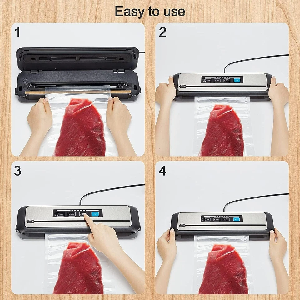 INKBIRD Sous Vide Precision Cooker WiFi Vacuum Sealer Machine Food Saver Storage - Image 4 of 4