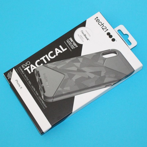 Tech21 EVO TACTICAL Lightweight 3-Layer Drop Protection Case for iPhone X / Xs - 第 1/3 張圖片