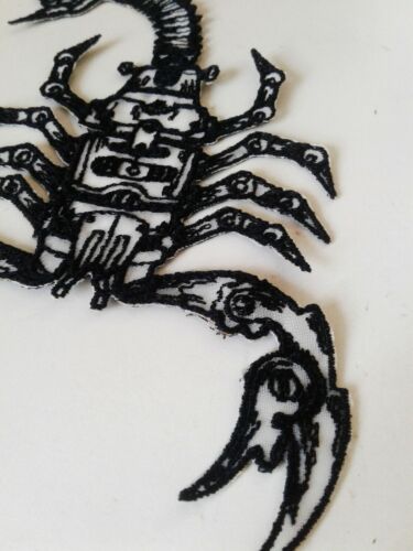Steampunk Scorpion Handmade Sew-On Embroidered Patch from Ukraine - Picture 6 of 7