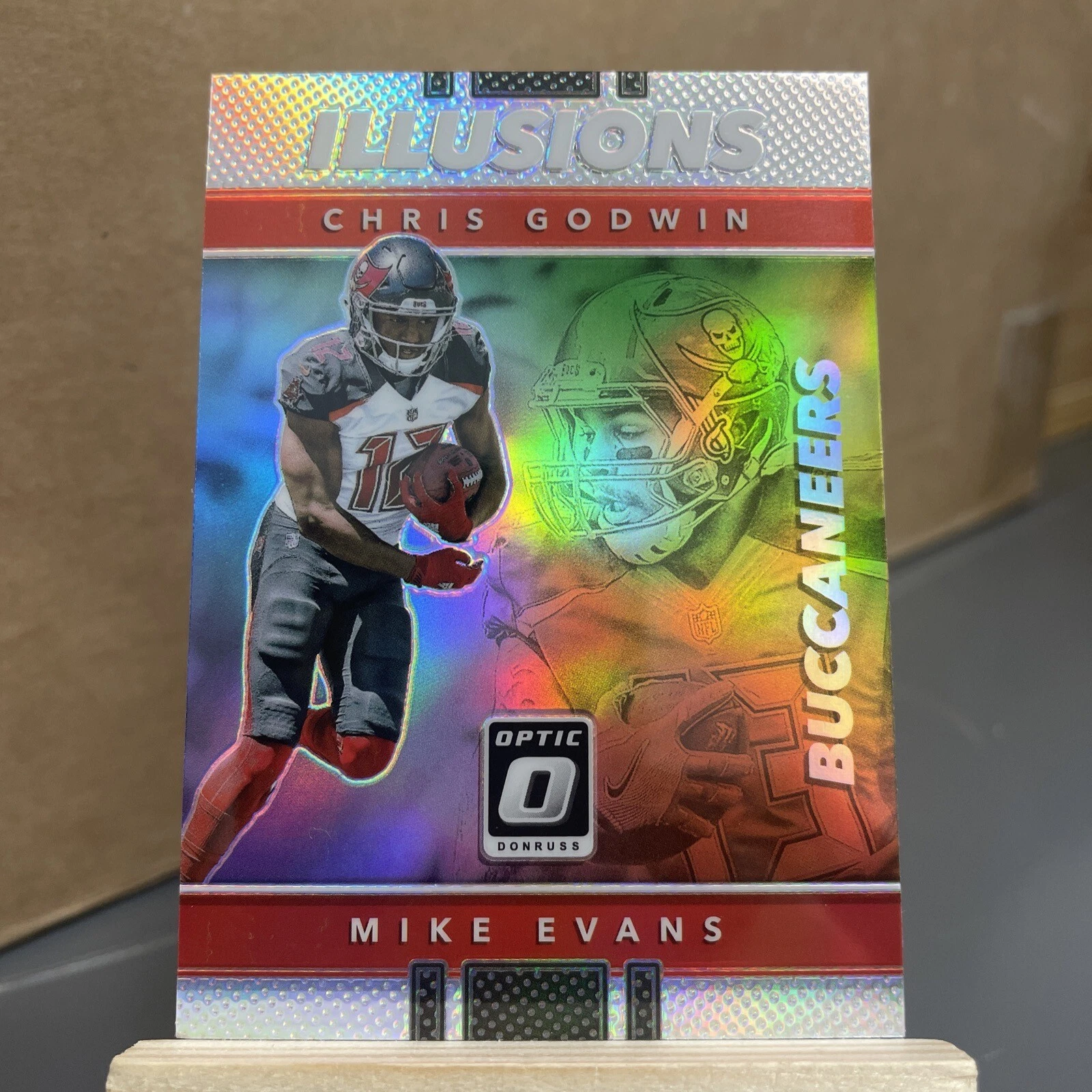 2017 Panini Donruss Optic Illusions #25 Rookie Chris Godwin / Mike Evans