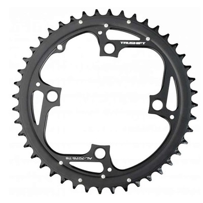 Manivelle de vélo 104BCD forme ronde étroite large 32T/34T/36T/38T plateau vtt roue à chaîne vélo cercle pédalier plaque unique  18