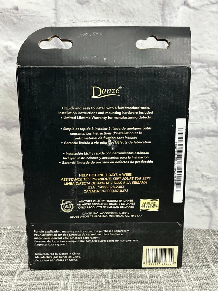 Soporte para rollos de papel higiénico Danze aceite frotar bronce opulencia baño D442251RB nuevo Foto 4 de 4