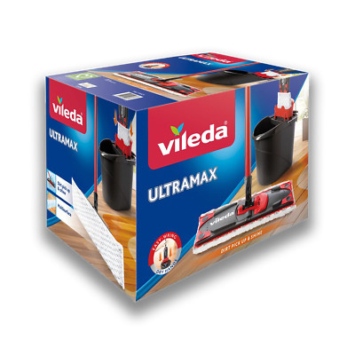 Vileda Bodenwischer Set Ultramax 2in1 Box Microfibre Wischeimer Putzgerät NEU