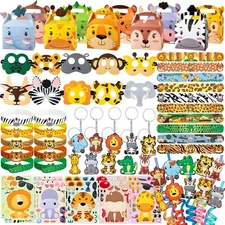 Jungle Safari Party Favors Set Wild Animals Set for Kids Birthday Gifts, Wild...