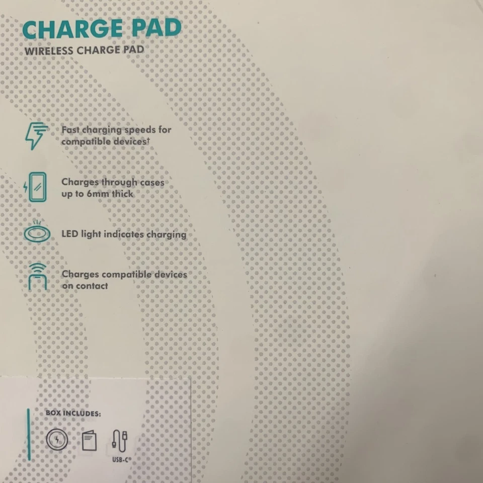 Base de carga rápida inalámbrica ZAGG Qi para teléfono iPhone Android negra Foto 3 de 4