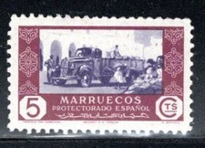 SPAIN SPANISH COLONIES MOROCCO EUROPE STAMP  MINT HINGED  LOT 498U