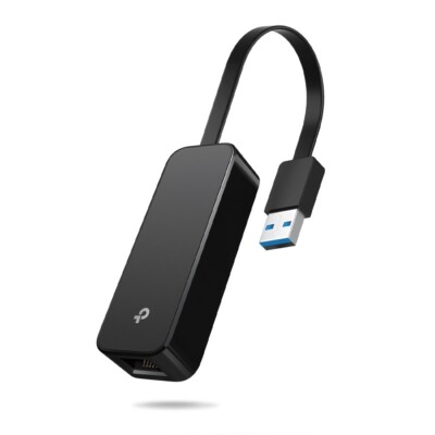 TP-Link UE306 USB 3.0 zu Gigabit Ethernet Network Adapter Schwarz RJ45 BRANDNEU
