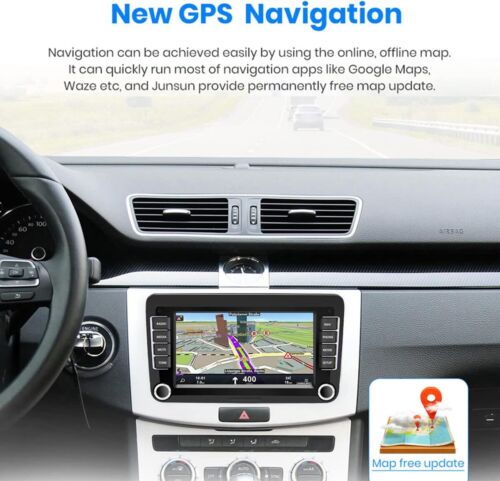 7" Android Car Stereo Radio CarPlay GPS WiFi FM for VW Passat Jetta Golf MK5 MK6 - Picture 7 of 17