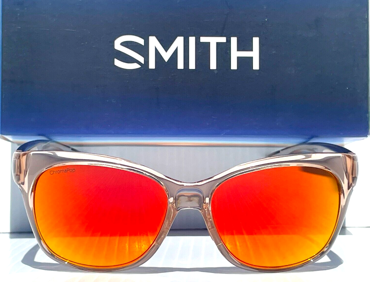 NEW Smith Optics FEATURE Desert Crystal Chromapop Red Lens