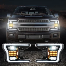 VLAND Full LED Headlights Ford F150 XLT XL SSV Limited Lariat 2018 2019 2020 US