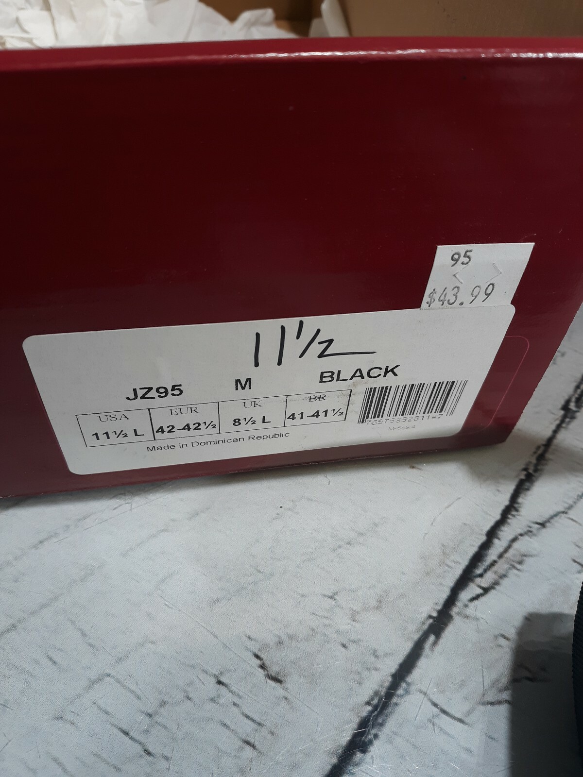 Womens So Danca Dancing Ballet Shoes Size 11.5 Black Gem